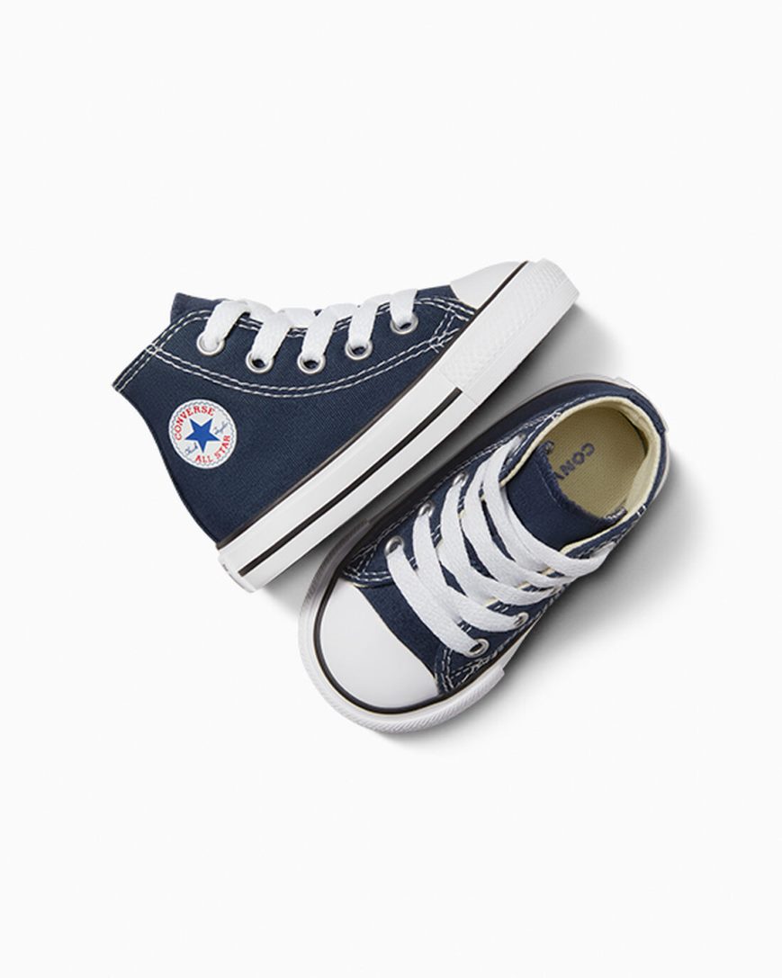 Tenisky Vysoke Converse Chuck Taylor All Star Klasické Chlapcenske Námornícka Modrá | SK Q11CUE6